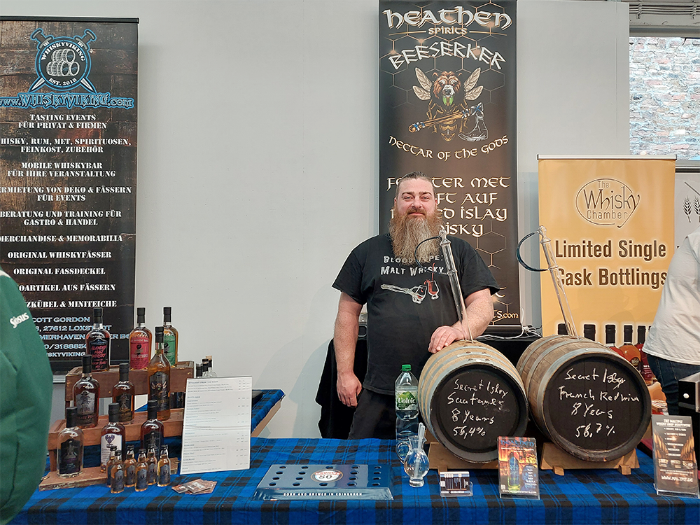 Ausstellungsstand von Heathan Spirits