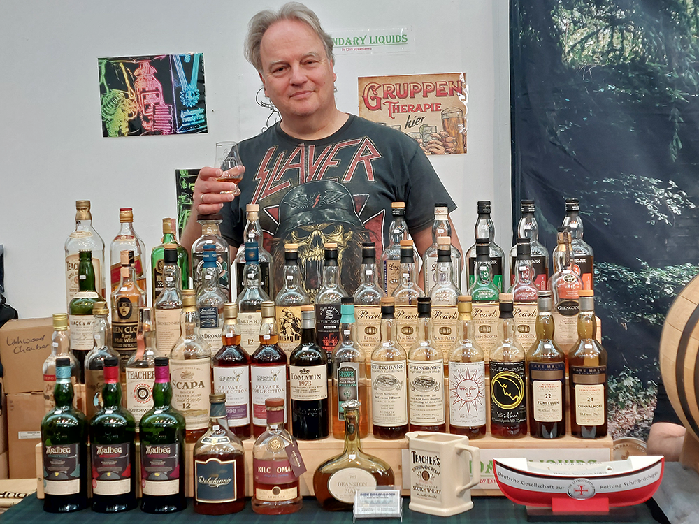 Ausstellungsstand von Legendary Liquids