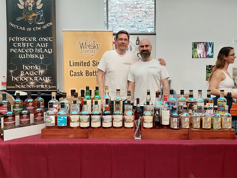 Ausstellungsstand von Whisky Jace