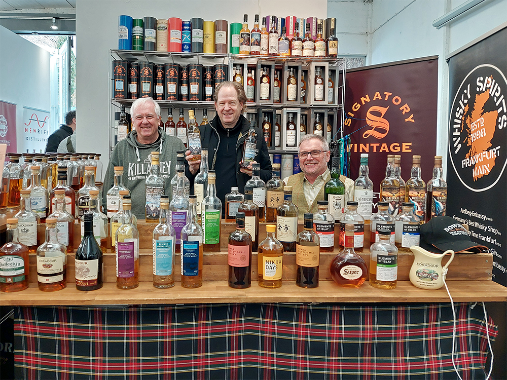 Ausstellungsstand von Whisky Spirits