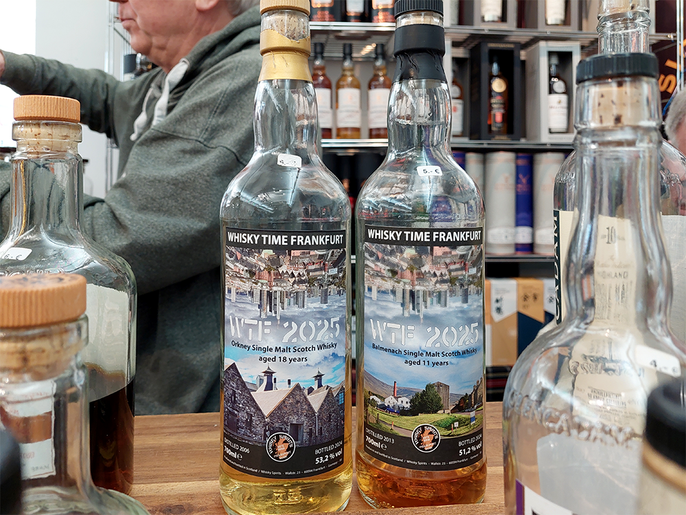 WTF Abfüllung von Whisky Spirits