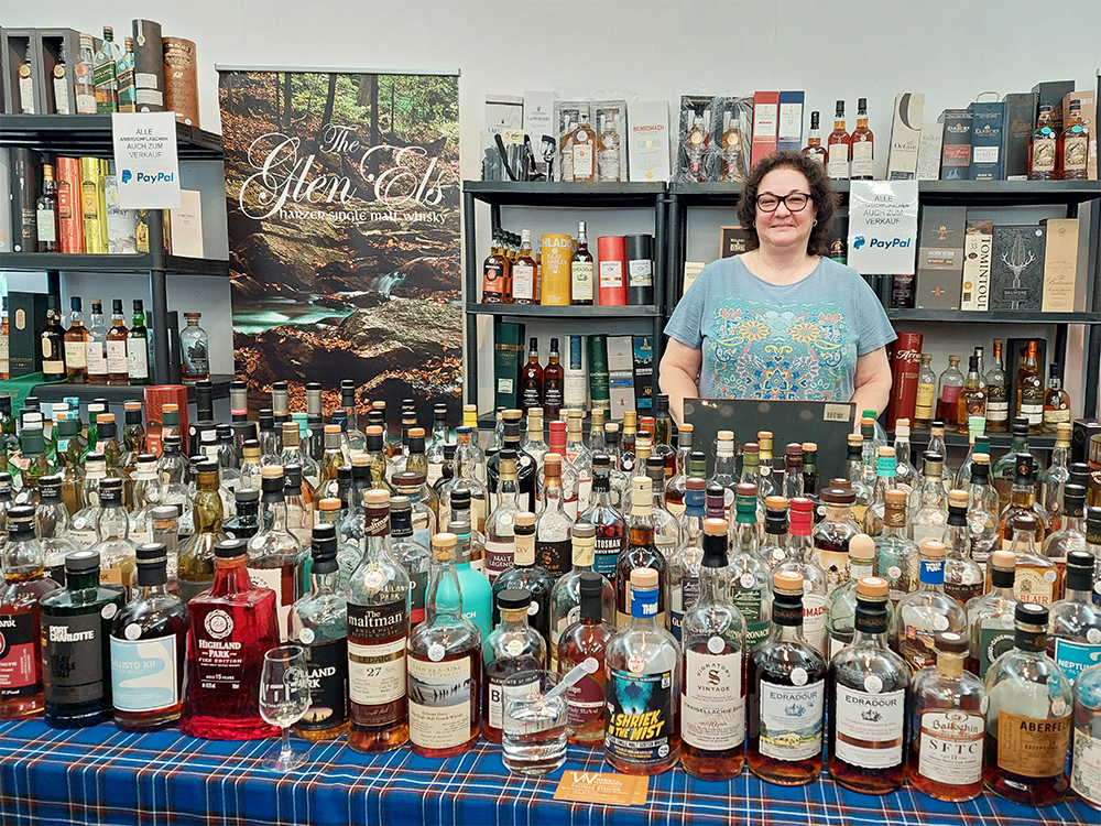 Ausstellungsstand von Whisky in Wiesbaden