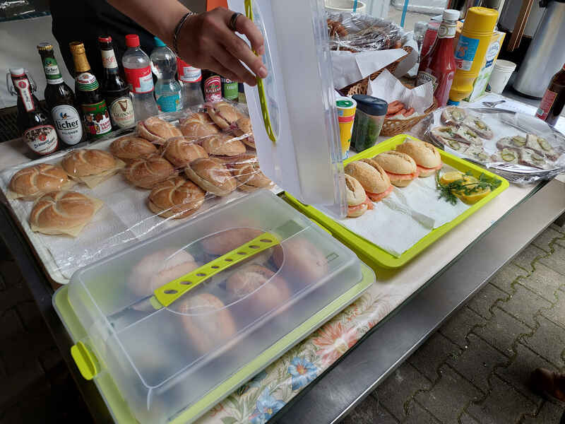 Cateringstand von Genussexperten