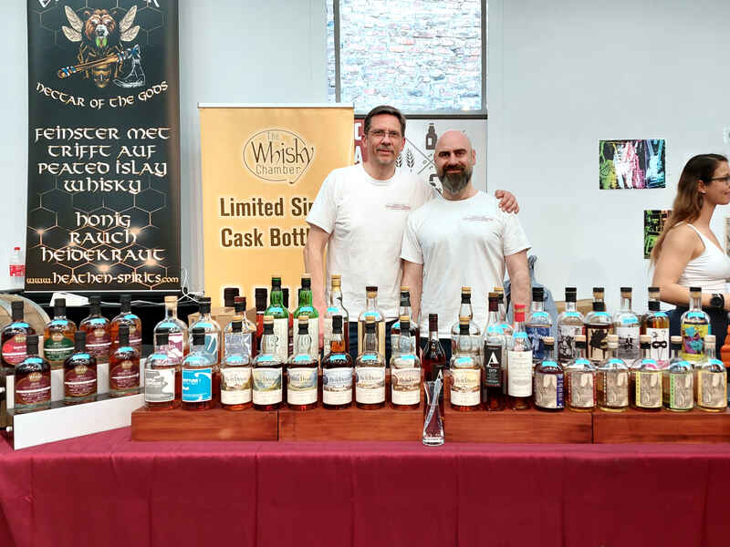 Ausstellungsstand von Whisky Jace