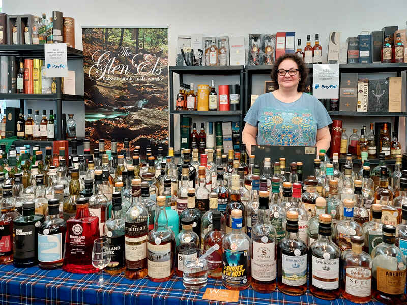 Ausstellungsstand von Whisky in Wiesbaden