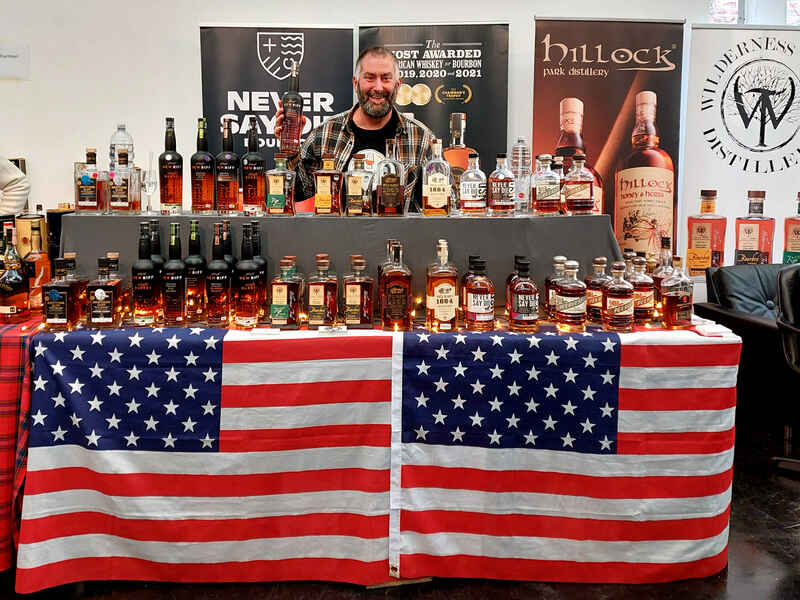 Ausstellungsstand von Whisky Jason