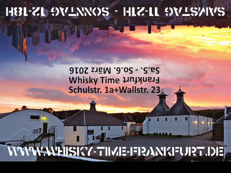 Whisky Time Frankfurt Plakat von 2016
