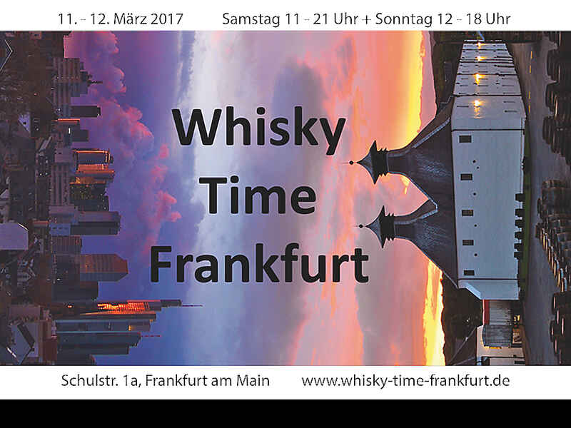 Whisky Time Frankfurt Plakat von 2017