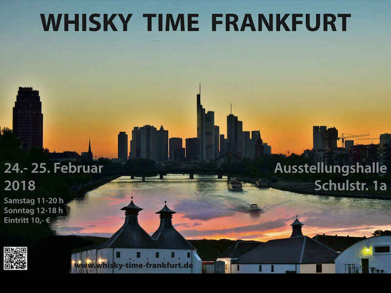 Whisky Time Frankfurt Plakat von 2018